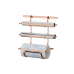 Suporte Inox Rolos de Papel Toalha/Alumínio ROSE GOLD 2801RG FUTURE