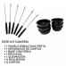 Kit serviço Fondue Lugano Carrousel panela 17 peças Forma 807913