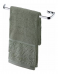 Kit lavabo banheiro acessorios 4 peças porta toalha duplo 45 cm, porta toalha rosto 30 cm, porta papel higienico, cabide