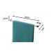 Kit Banheiro lavabo 03 Peças Future toalheiro 45 cm rosto 30 cm papeleira